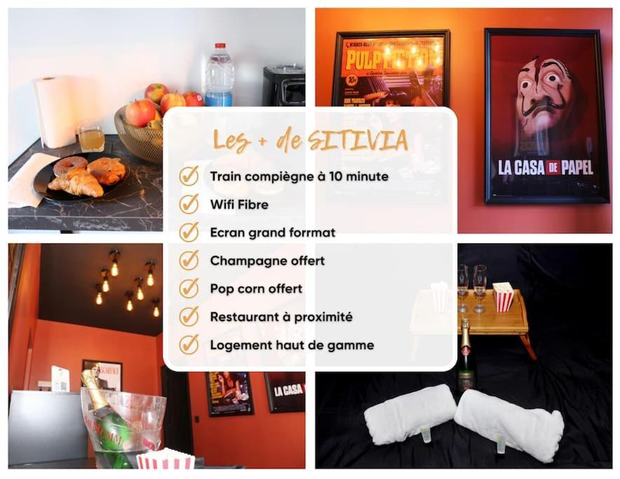 Villa Cinema Prive-Compiegne - Sitivia Margny-les-Compiegne Esterno foto